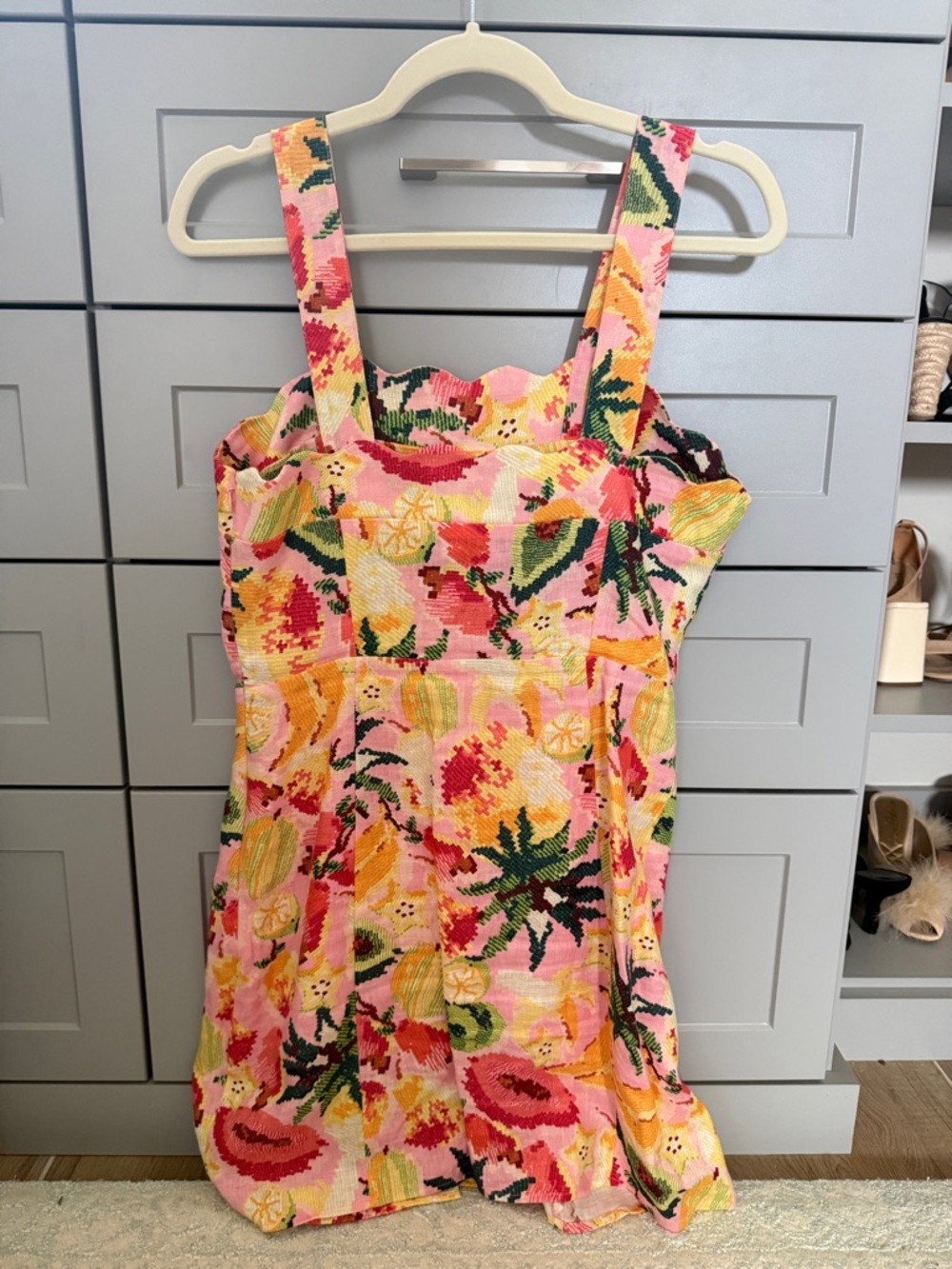 FARM Rio Pink Tropical Fruit-Print Mini Dress - Picture 3 of 5